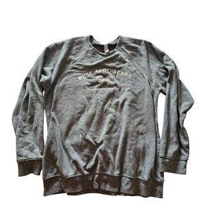 Bella + Canvas Rose Apothecary Sweatshirt Gray Crewneck Size XL
